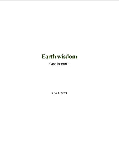 Earth libation book🌎